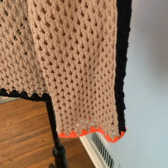 Lisa Todd Beige Knit Sweater with Black Accents - Picture 3 of 5